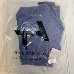 NEW Thick Athletics Apparel Small Blue Romper